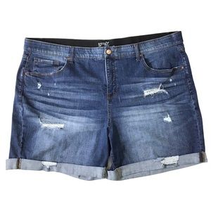 terra sky plus size shorts